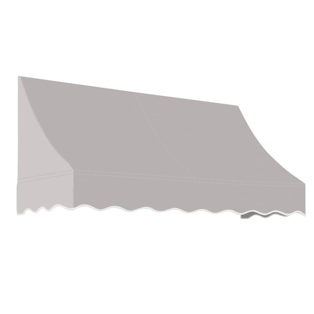 Awntech 10.375 ft Nantucket Fixed Awning Acrylic Fabric, Gray