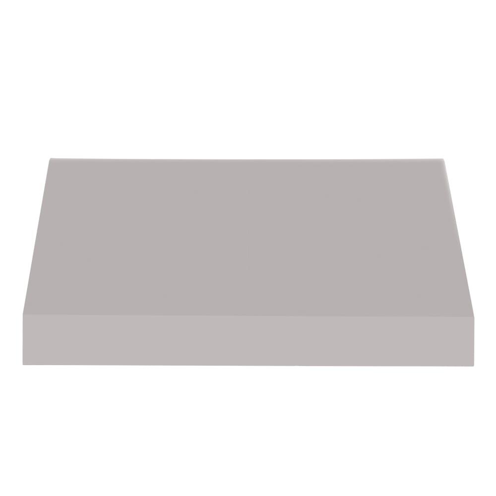 Awntech 10.375 ft New Yorker Fixed Awning Acrylic Fabric, Gray