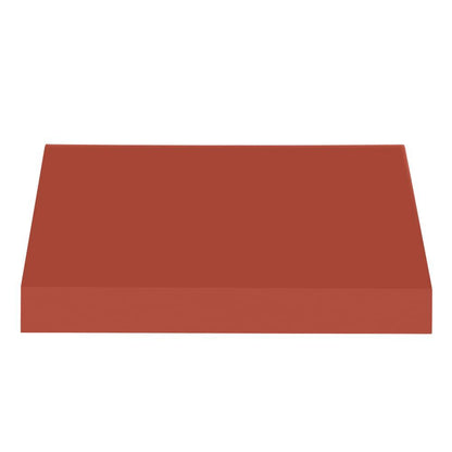 Awntech 10.375 ft New Yorker Fixed Awning Acrylic Fabric, Terracotta