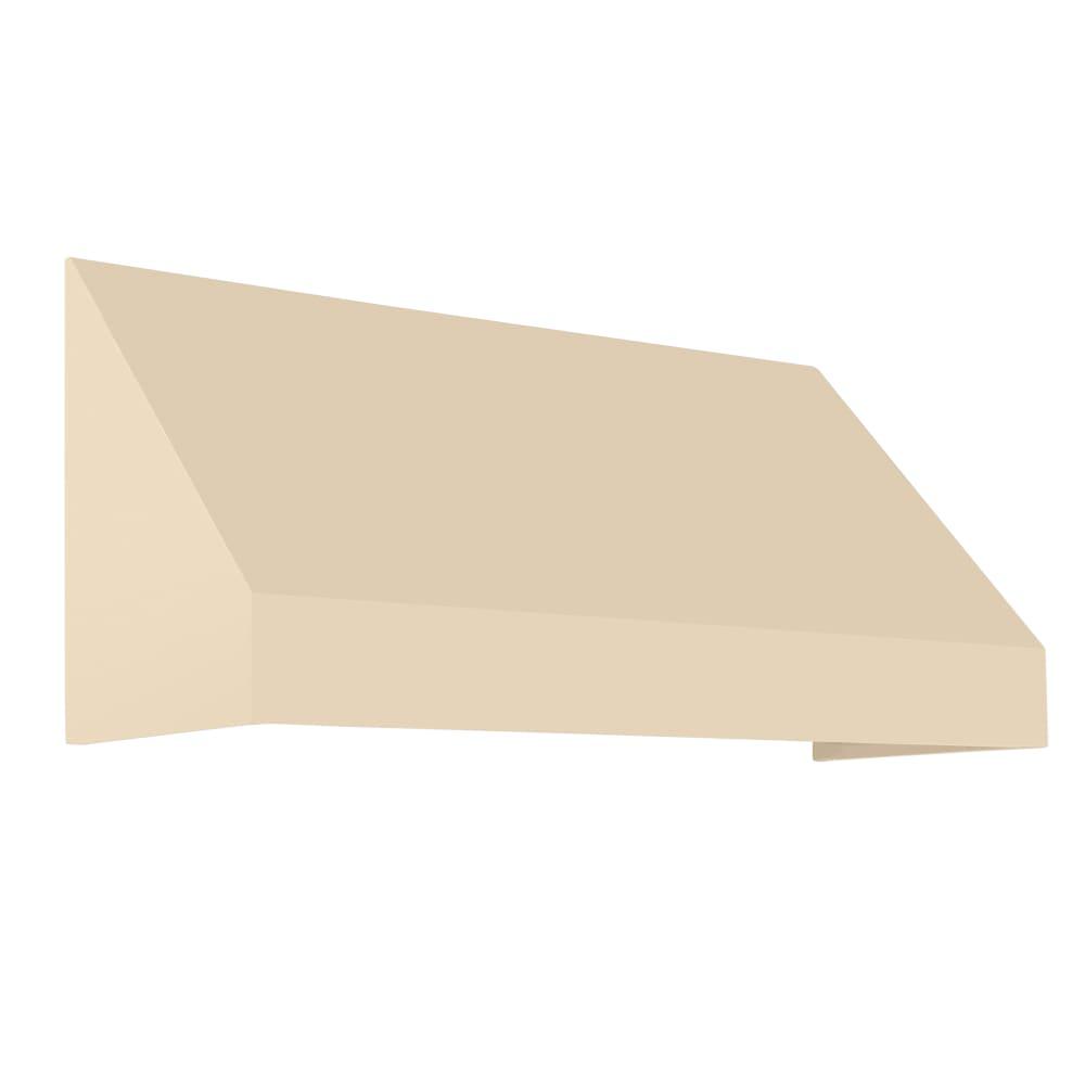 Awntech 10.375 ft New Yorker Fixed Awning Acrylic Fabric, Tan