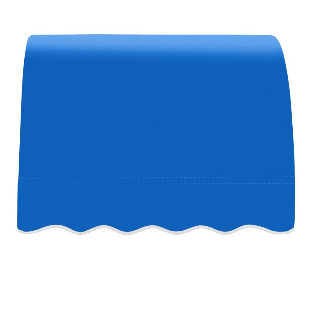 Awntech 3.375 ft Savannah Fixed Awning Acrylic Fabric, Bright Blue