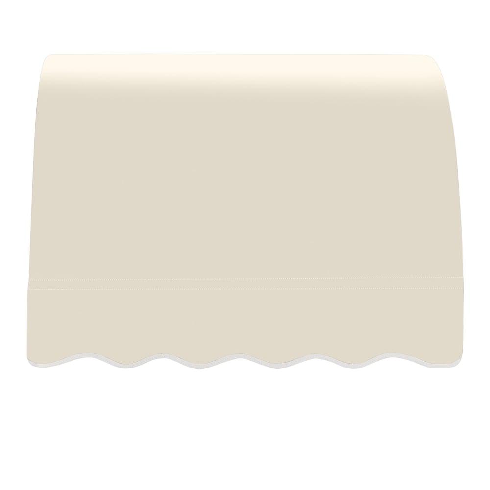 Awntech 3.375 ft Savannah Fixed Awning Acrylic Fabric, Linen