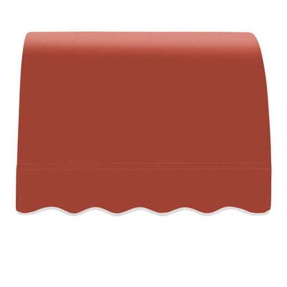 Awntech 3.375 ft Savannah Fixed Awning Acrylic Fabric, Terracotta