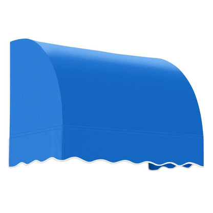 Awntech 3.375 ft Savannah Fixed Awning Acrylic Fabric, Bright Blue