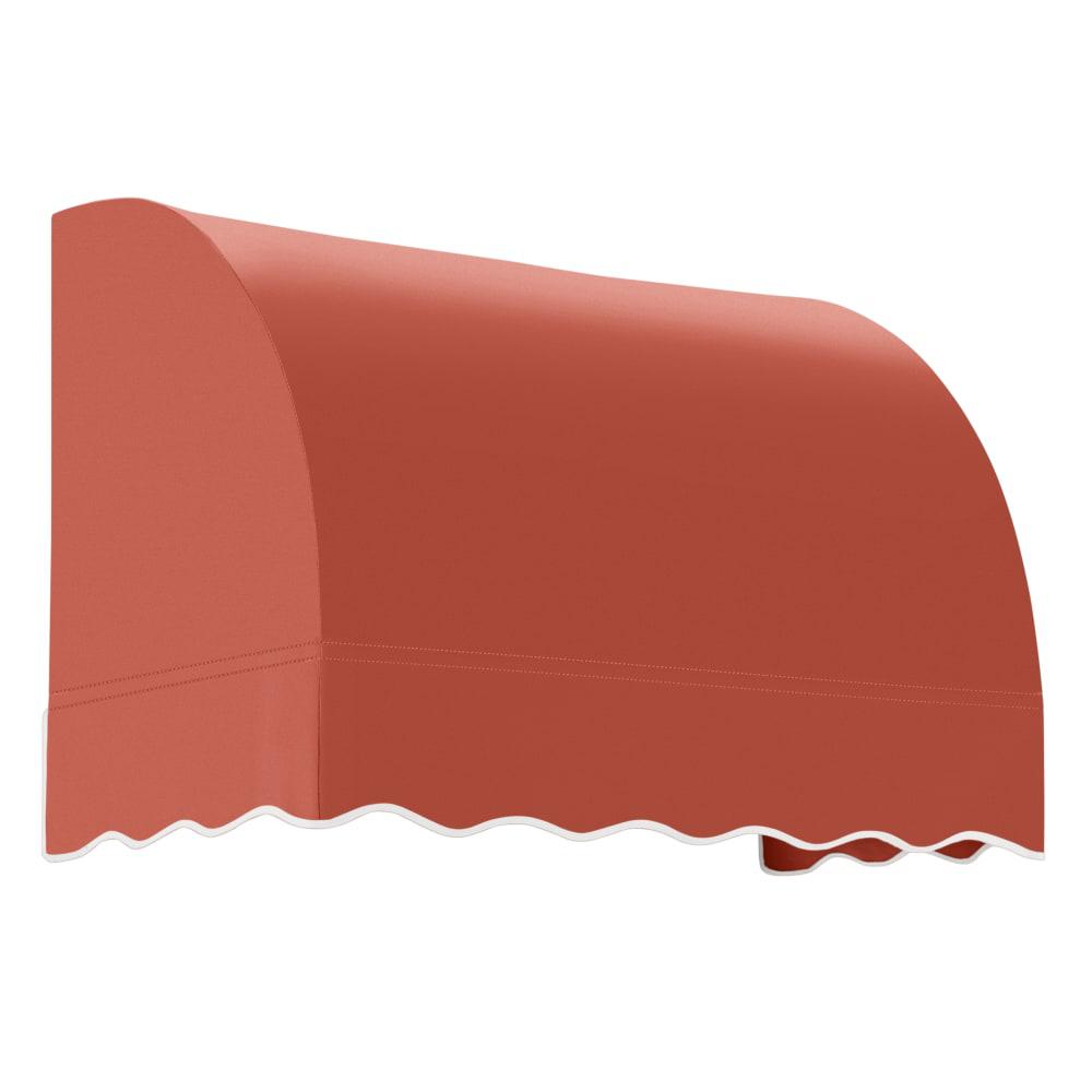 Awntech 3.375 ft Savannah Fixed Awning Acrylic Fabric, Terracotta