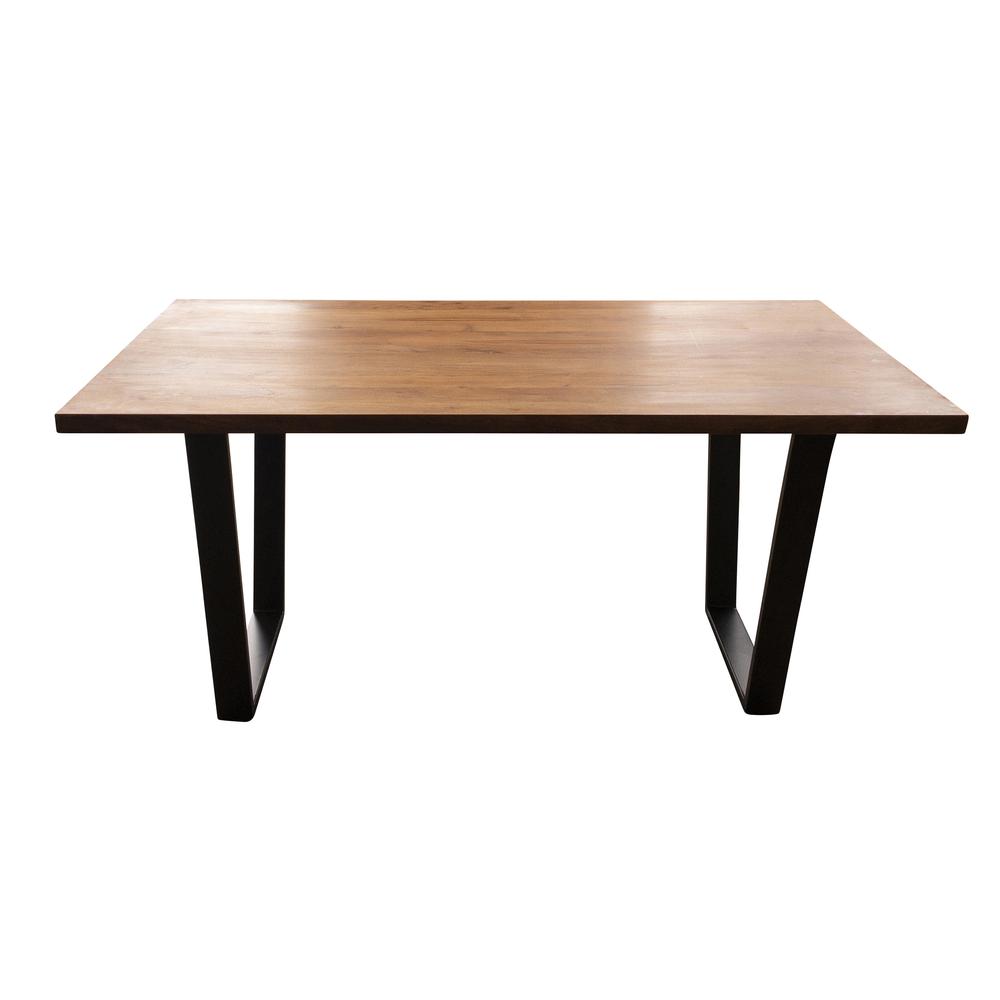 AmeriHome Acacia Wood 63 inch Dining Table