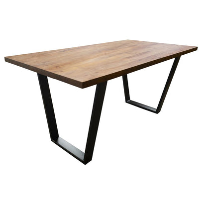 AmeriHome Acacia Wood 63 inch Dining Table