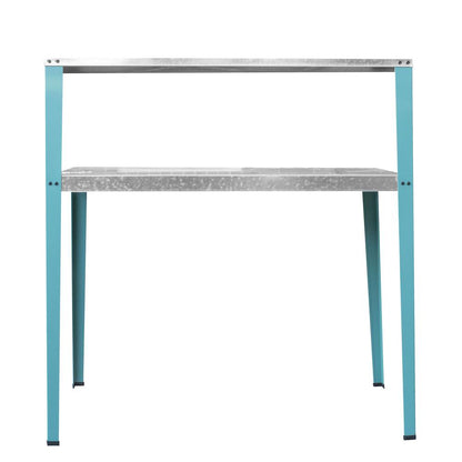 AmeriHome Multi-Use Steel Table/Work Bench with Teal Legs