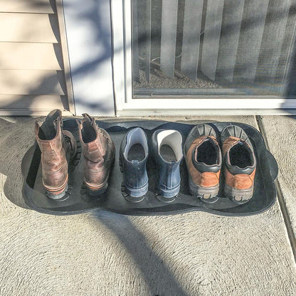 AmeriHome Rubber Boot Scrap Mat and Rubber Boot/Shoe Mat