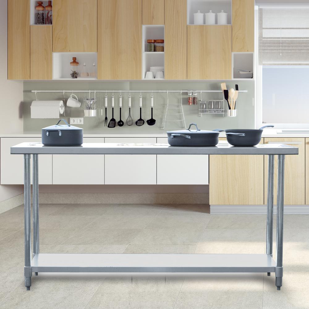Sportsman Series Stainless Steel Work Table 24 x 72 Inches