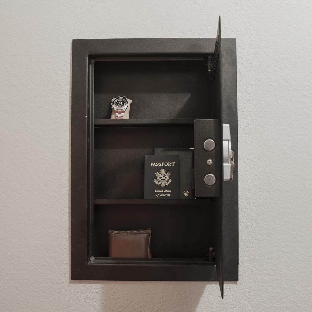 Sportsman Series Wall Safe with Electronic Lock - Black