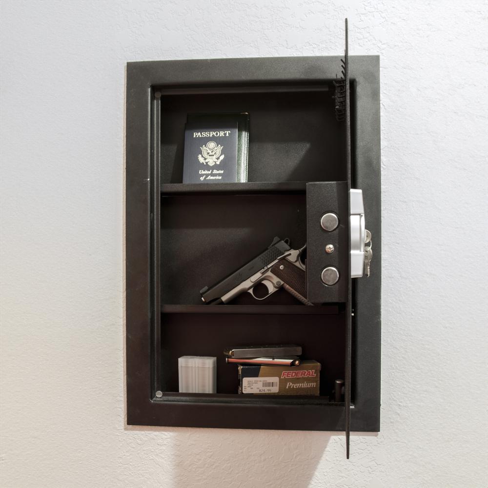 Sportsman Series Wall Safe with Electronic Lock - Black