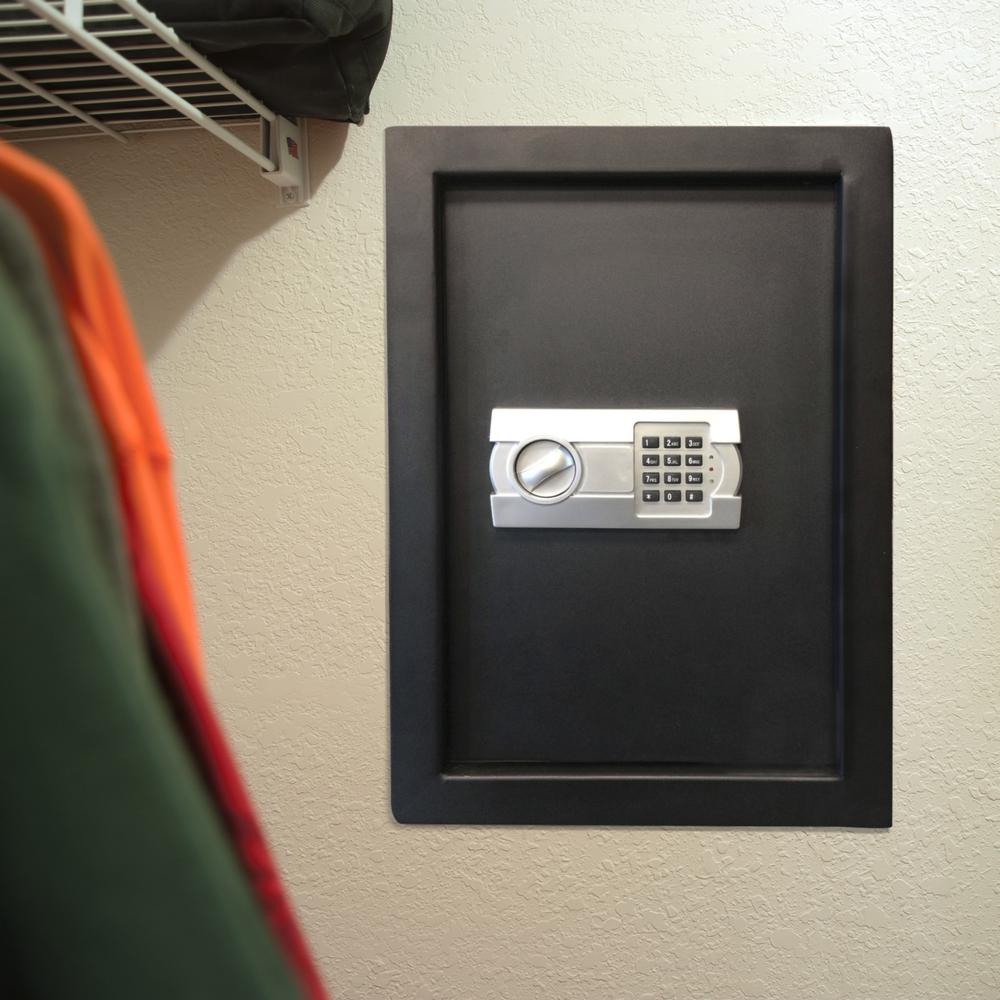 Sportsman Series Wall Safe with Electronic Lock - Black