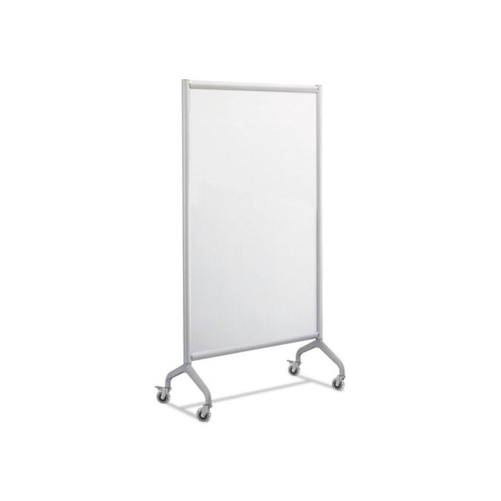 Rumba Whiteboard Collaboration Screen, 36" x 60", White Surface, Powder Coated Aluminum Frame