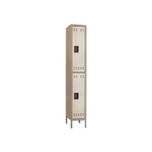 Double-Tier Locker, 12w x 18d x 78h, Two-Tone Tan