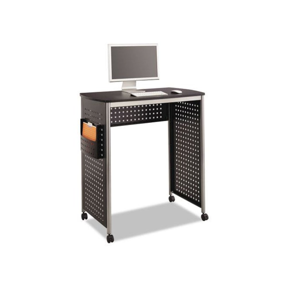 Scoot Stand-Up Desk, 39.5" x 23.25" x 41.75" to 42", Black