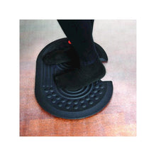 AFS-TEX 2000X Anti-Fatigue Mat, Oval, Black Anti-Slip Surface, 16" x 24"