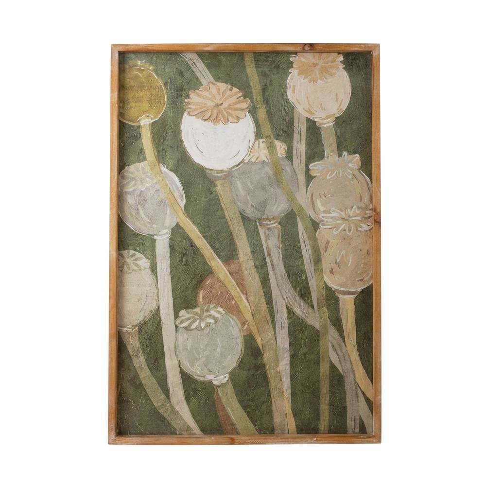 Poppy Print Under Glass