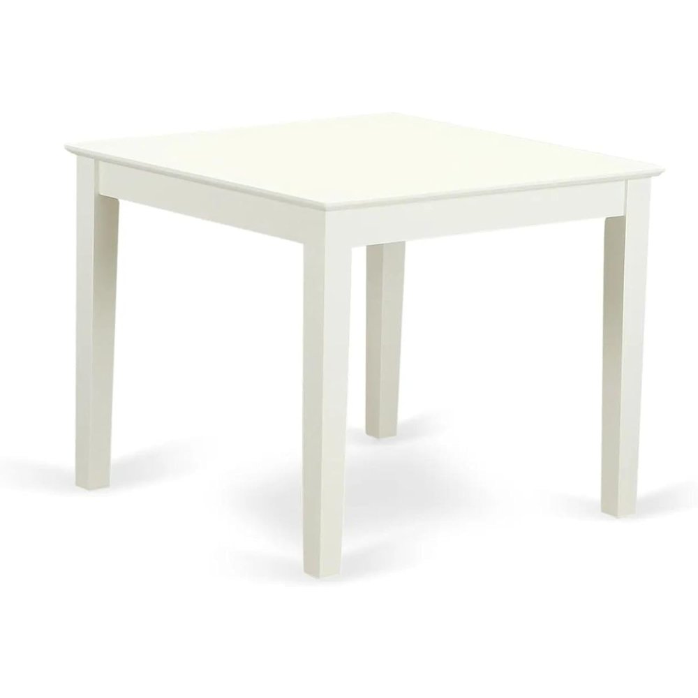 Oxford  Square  Dining  Table  -  Linen  White