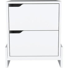 Luss Nightstand White MDF