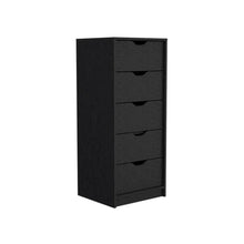 Basilea Tall Dresser Black MDF