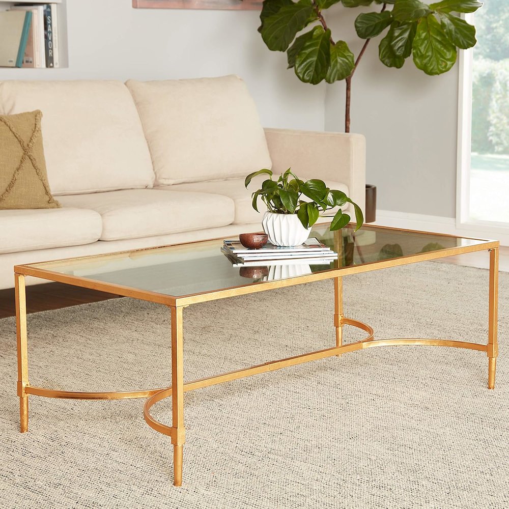 Safavieh Home Collection Antwan Gold Coffee Table