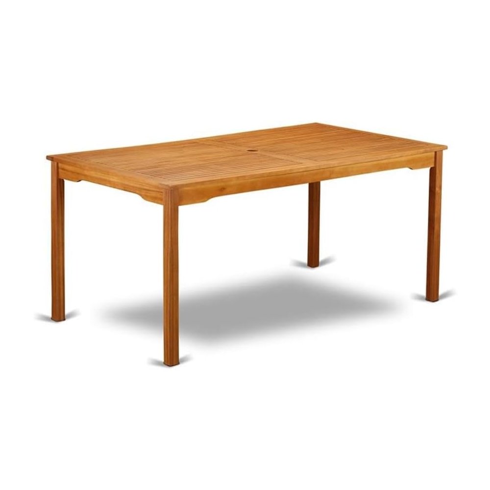 Wooden Patio Set Natural Oil, CMCN5NC5N