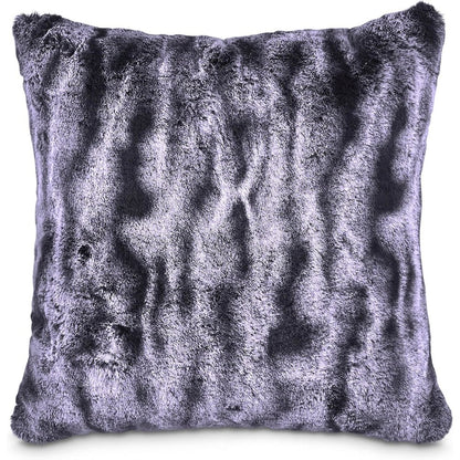 Solo 20" Faux-Fur Throw Pillow, Set of 2 - Marine Navy