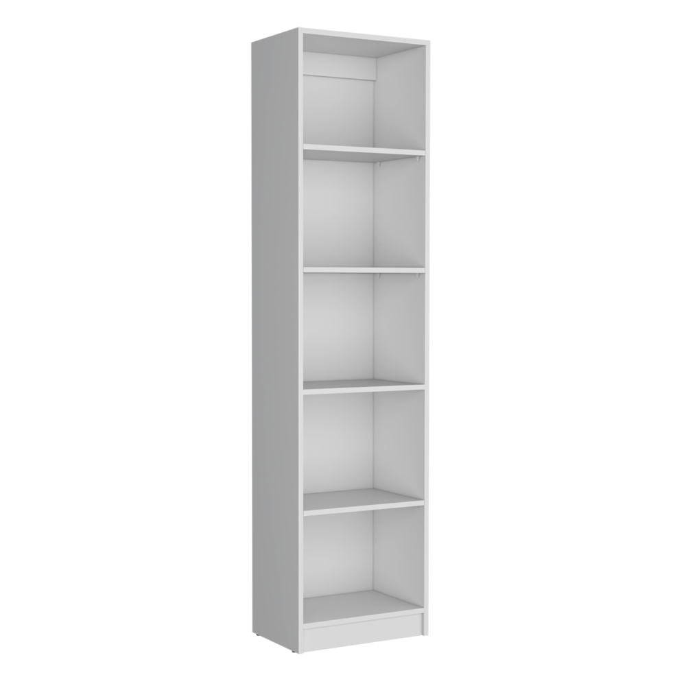Trues 3 Piece Living Room Set with 3 Bookcases, White