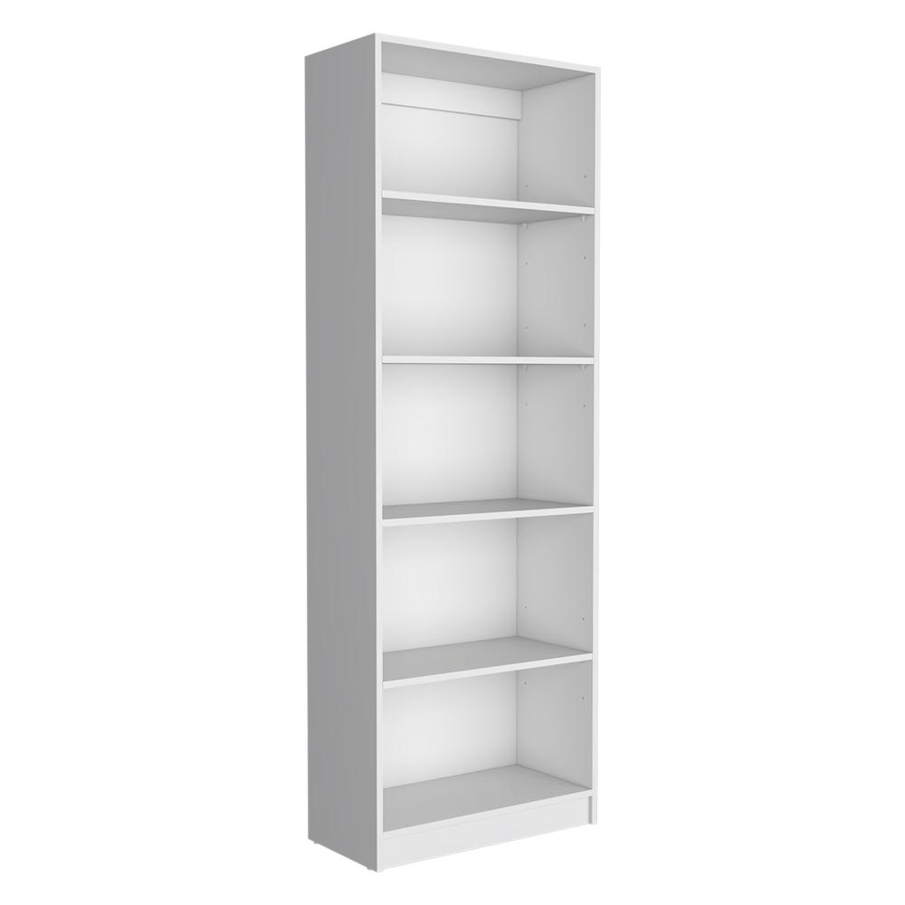 Platte 3 Piece Living Room Set with 3 Bookcases, White