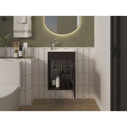 Hudson Vanity Sink, Bathroom, Black