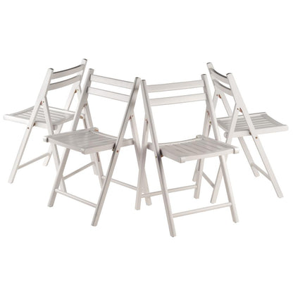 Robin 4-PC Folding Chair Set, White