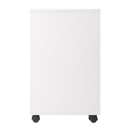 Halifax 3 Section Mobile Storage Cabinet, White