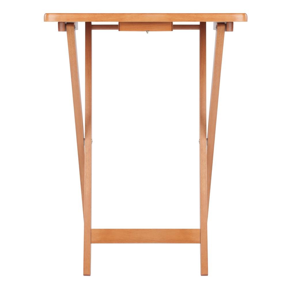 Teak Folding TV Tray Set – Small Sofa Tables for Living Room & Dining