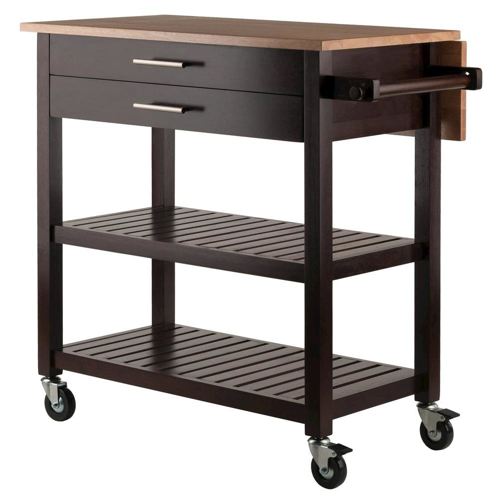 Kitchen Island on Wheels – Rolling Kitchen Island Cart with Ample Storage