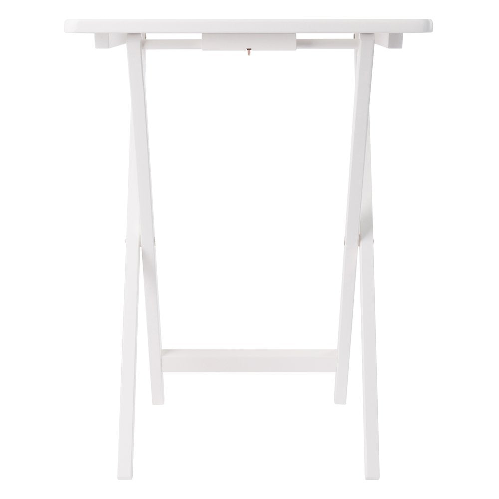 Alex 5-Pc Snack Table Set, White