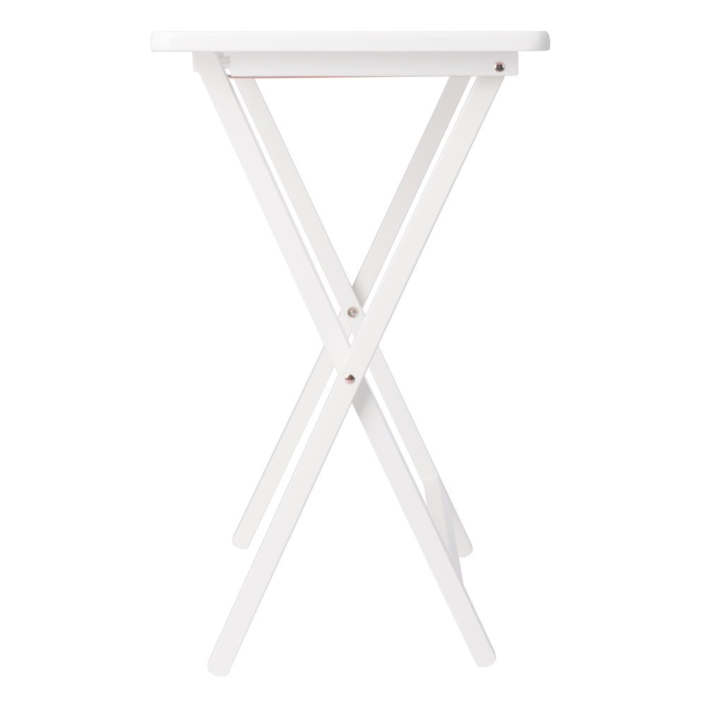 Alex 5-Pc Snack Table Set, White