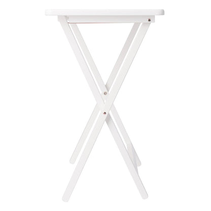Alex 5-Pc Snack Table Set, White