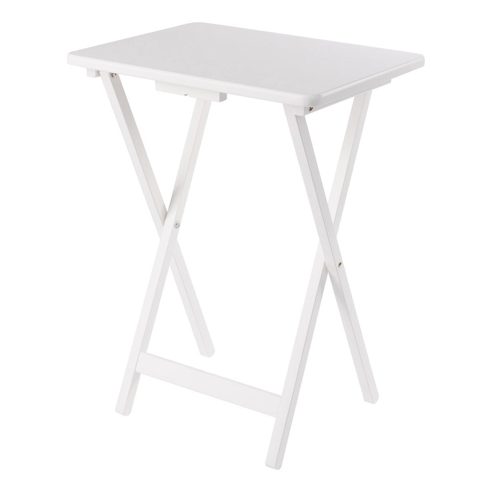 Alex 5-Pc Snack Table Set, White