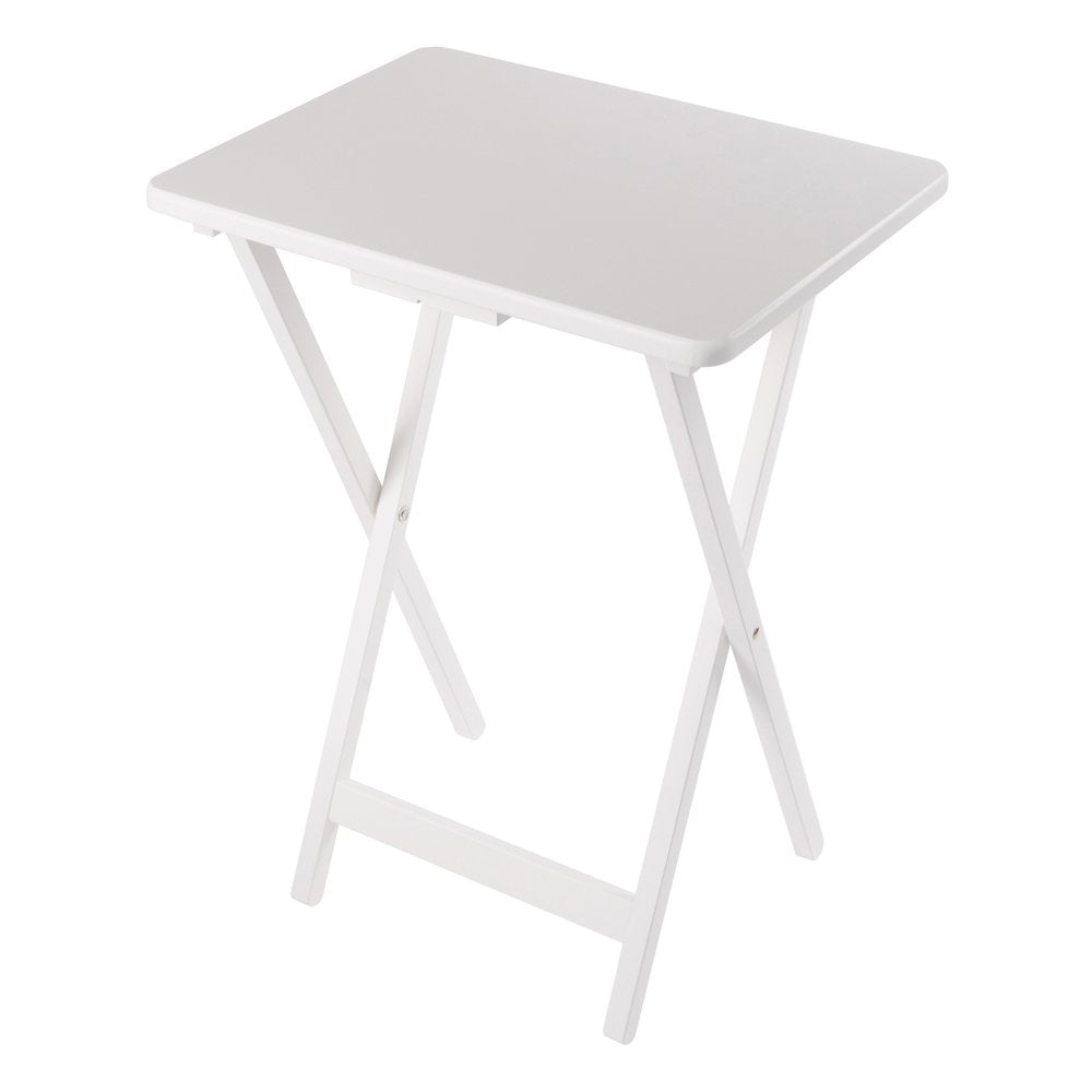 Alex 5-Pc Snack Table Set, White