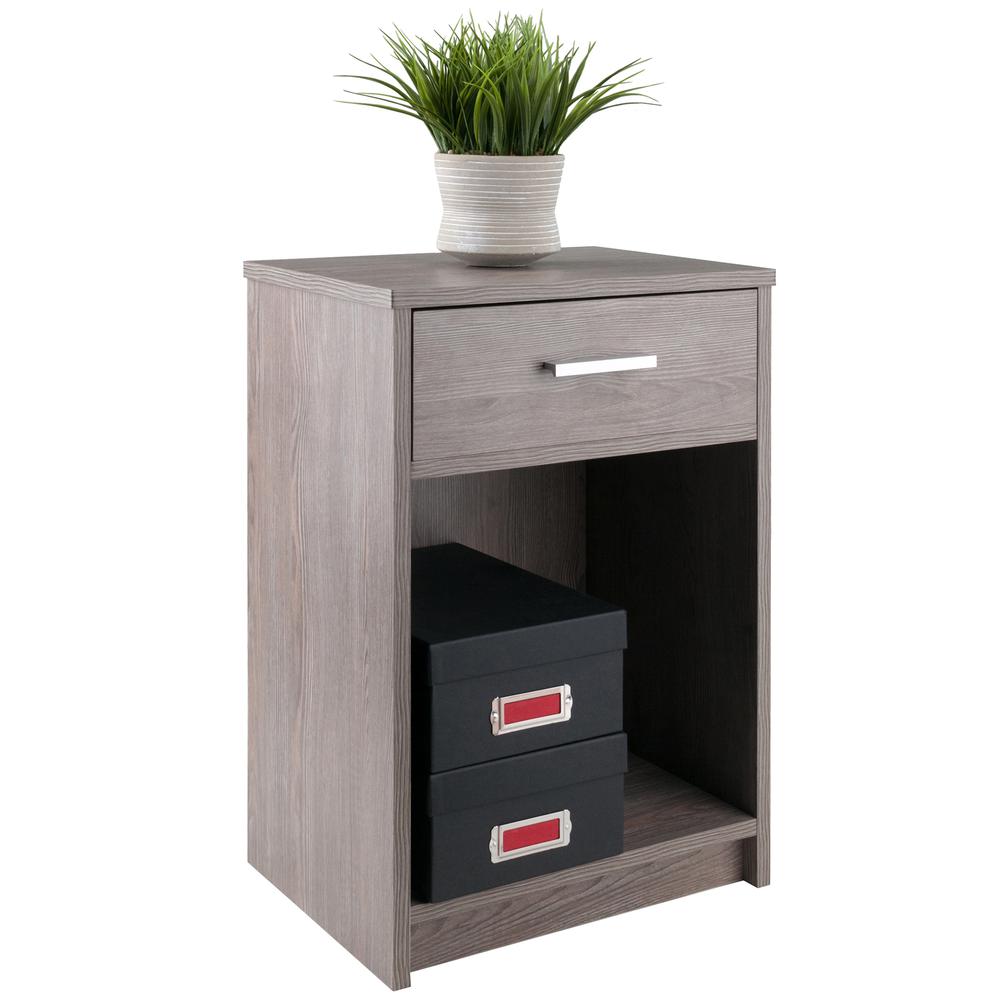 Rennick Accent Table Ash Gray Finish