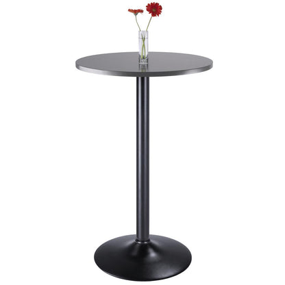 Tarah Pub Table, Black & Slate Gray
