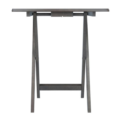 Dorian 5pc Oversized Snack Table Set, Oyster Finish