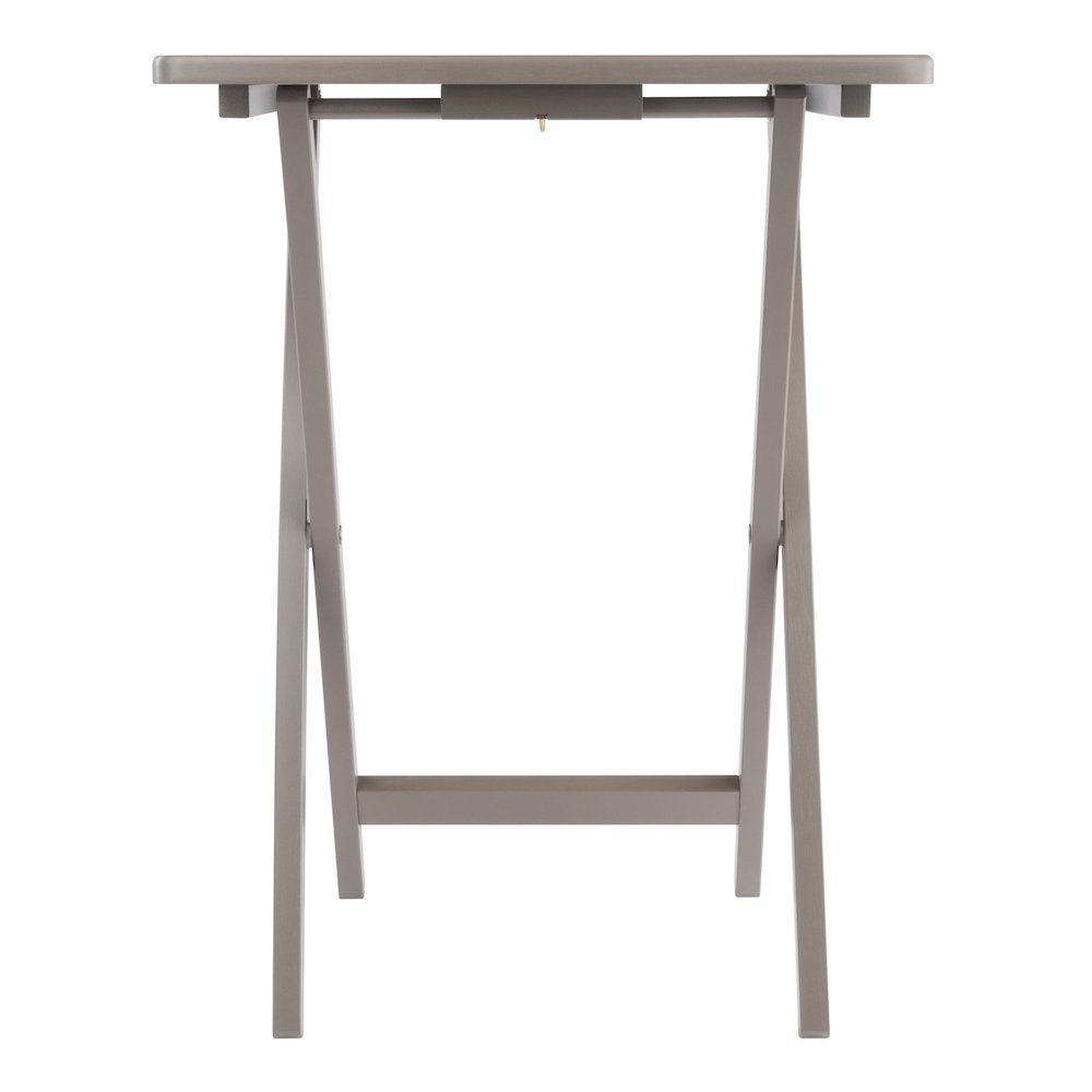 Alex 5-Pc Snack Table Set, Oyster Gray