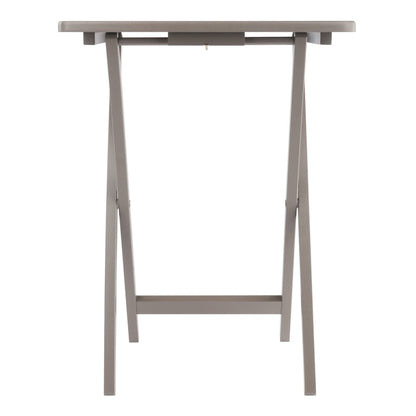 Alex 5-Pc Snack Table Set, Oyster Gray