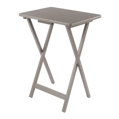 Alex 5-Pc Snack Table Set, Oyster Gray
