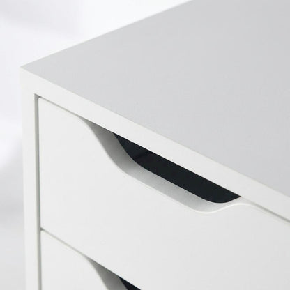White Tall Mobile Storage Cabinet, Multi-Storage Rolling Pantry