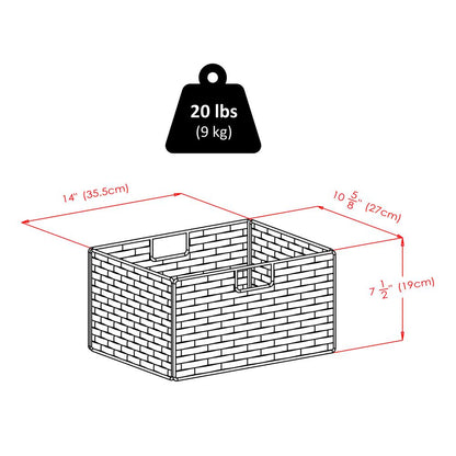 Omaha Storage Rack with 2 Foldable Baskets