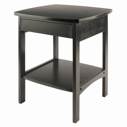 Claire Accent Table Black Finish