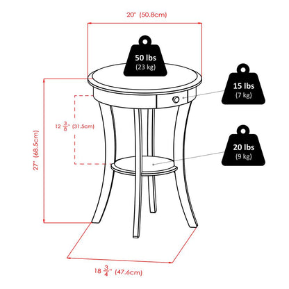 Sasha Round Accent Table